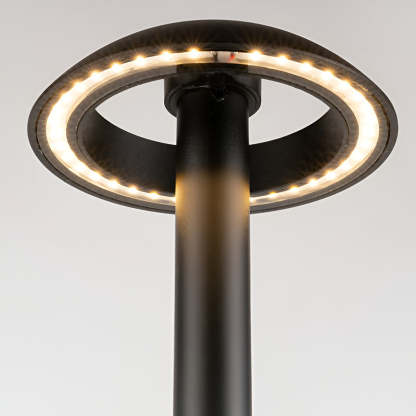 Mushroom Shaped LED Waterproof Black Modern Outdoor Lawn Light Path Lights-Lighom