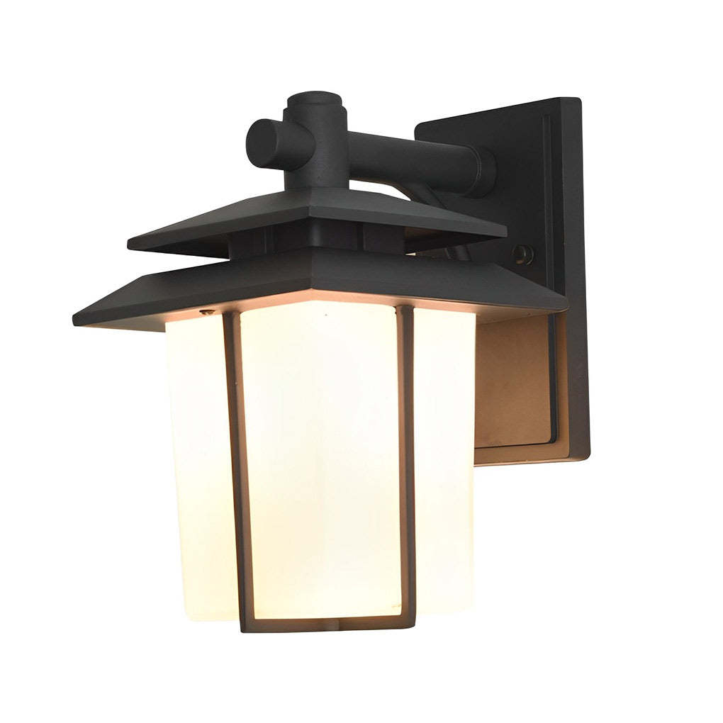 Vintage Glass Aluminum Waterproof European Style Outdoor Wall Sconces Lighting-Lighom