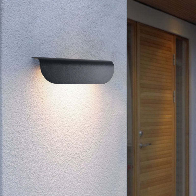 Minimalist LED Waterproof Exterior Wall Light for Garden Balcony Stair Aisle-Lighom