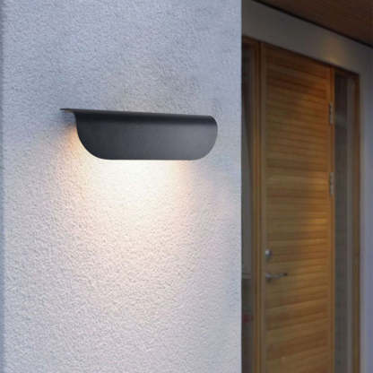 Minimalist LED Waterproof Exterior Wall Light for Garden Balcony Stair Aisle-Lighom