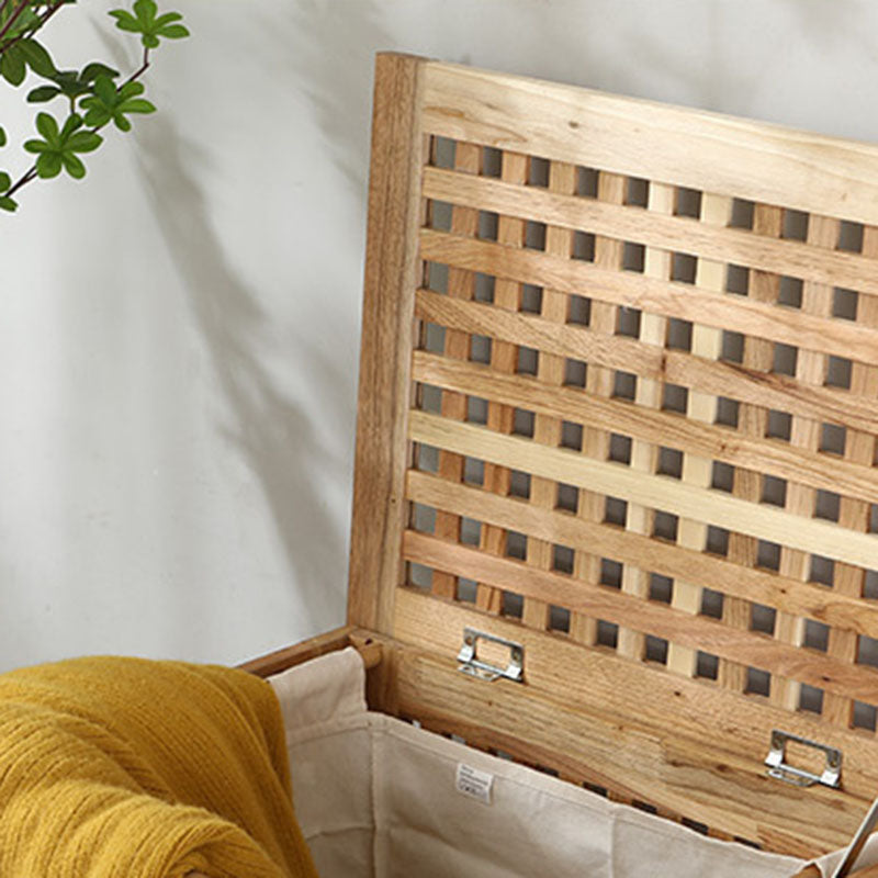 Japanese Square Wood Metal Coffee Table