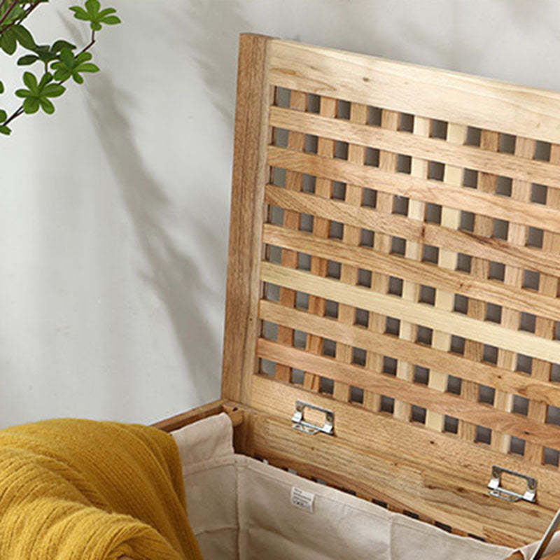 Japanese Square Wood Metal Coffee Table