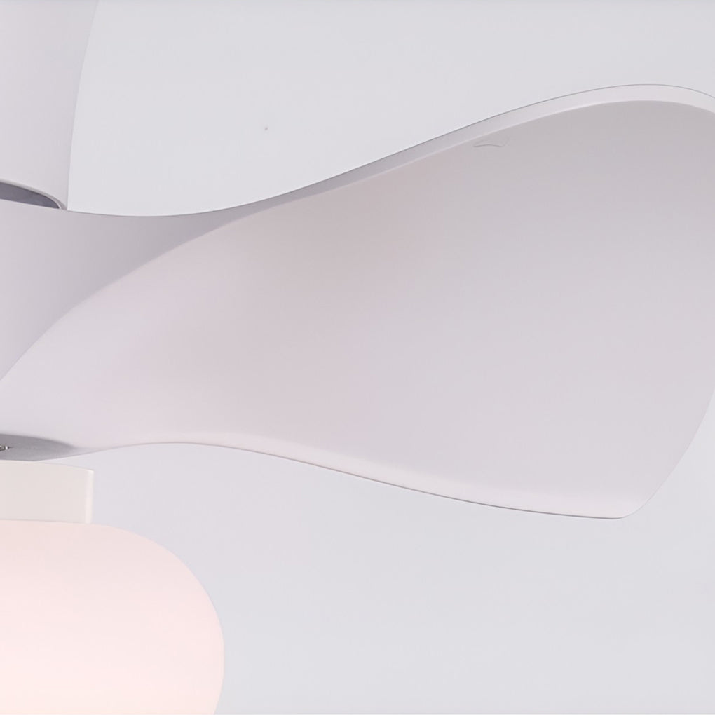 Macaron 3-Step Dimming LED Nordic Ceiling Fan