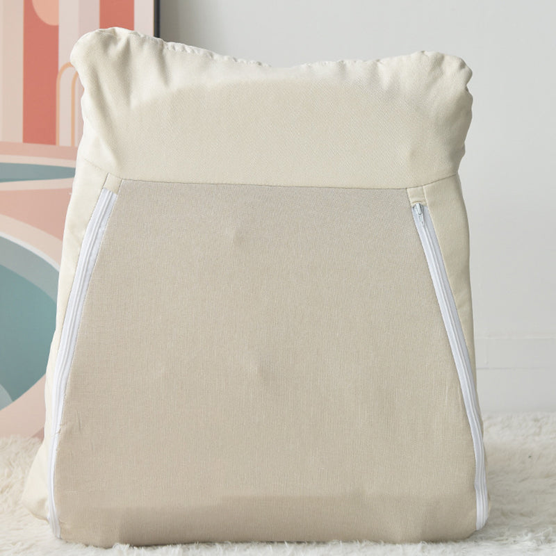 Minimalist Fabric Brushed Cotton Armless Sofa