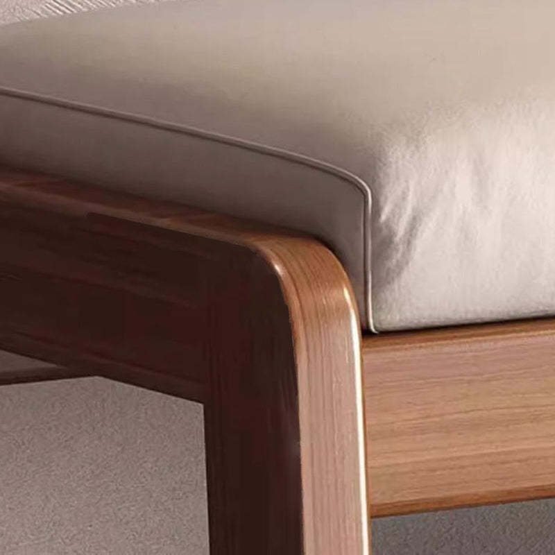 Scandinavian Tech Cloth Wood 1-Shelf Shoe Storage