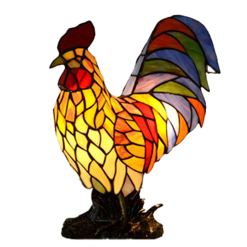 Tiffany Stained Glass Attack Styling LED Lamp