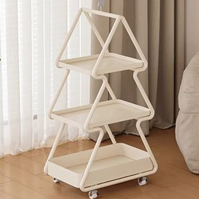 Modern Art Deco Christmas Tree Glass Side Table 3-Tier