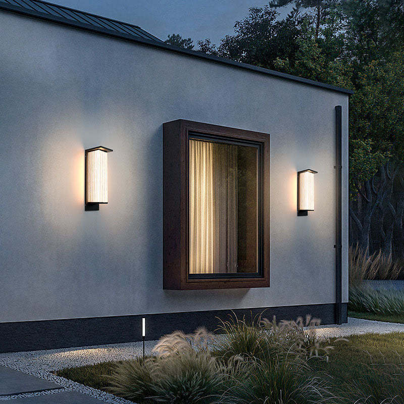 Minimalist Solar Stainless Steel Wall Sconce