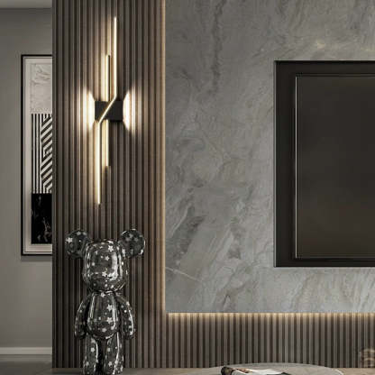 Minimalist Aluminum Geometric Straight Line LED Sconce