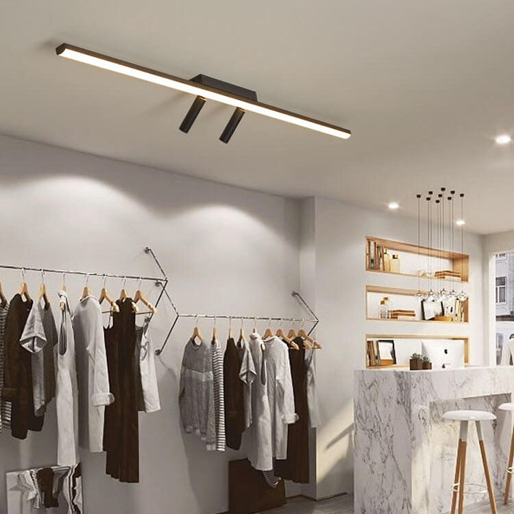 Nordic Acrylic Strip Track Spotlight LED Flush Ceiling Light