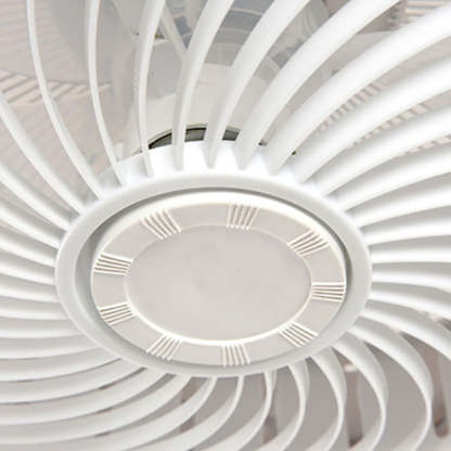 Minimalist Iron Copper LED Flush Mount Ceiling Fan Light