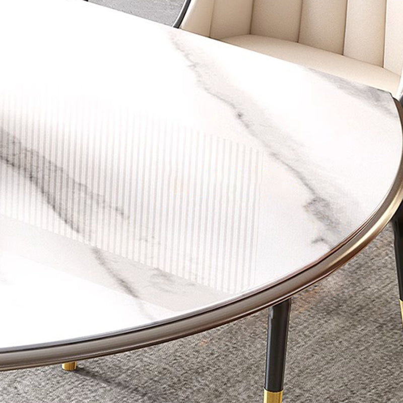 Nordic Elliptical Slab Wood Glass Dining Table