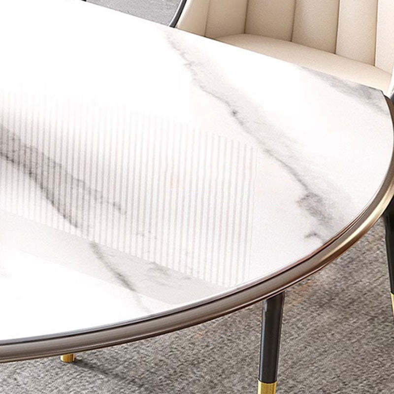 Nordic Elliptical Slab Wood Glass Dining Table