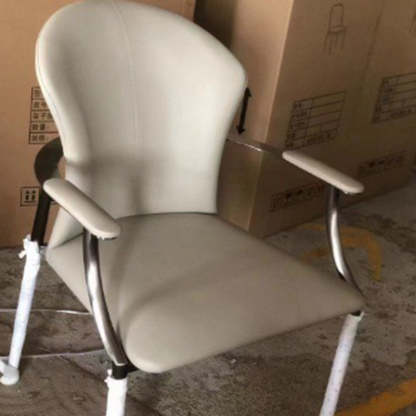 Modern Microfiber Leather Wraparound Dining Chair