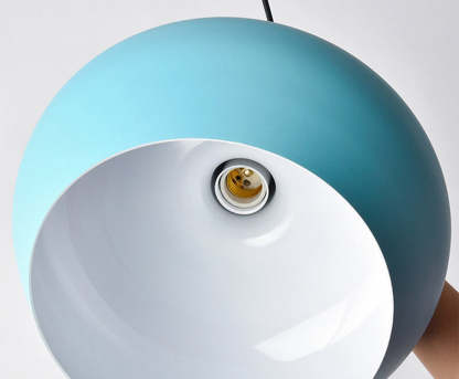 Nordic Macaron Aluminum Dome Bottle Pendant Light