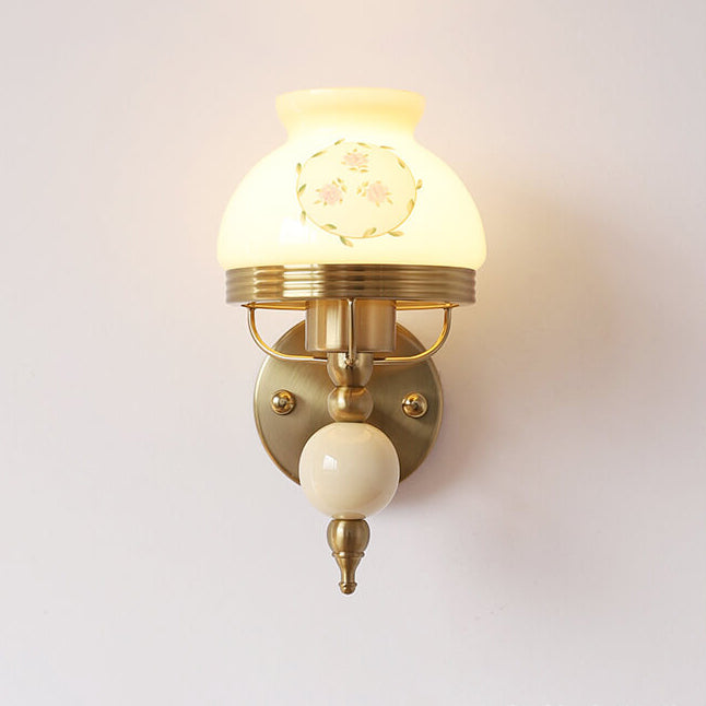 Vintage Minimalist Decorative Glass Globe Sconce