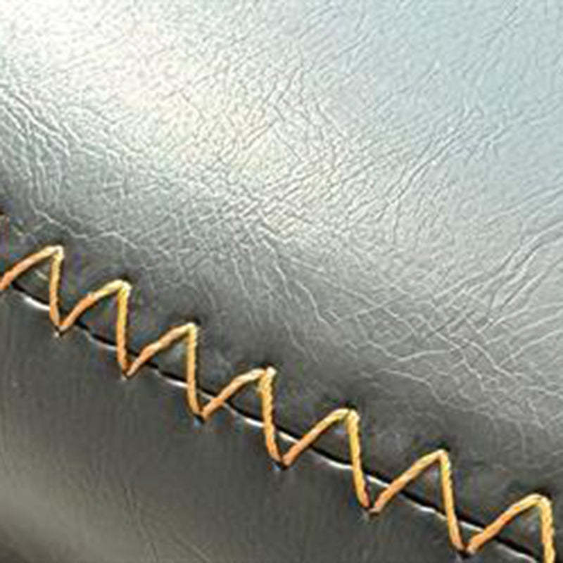 Modern Leather Upholstered Portable Footstool