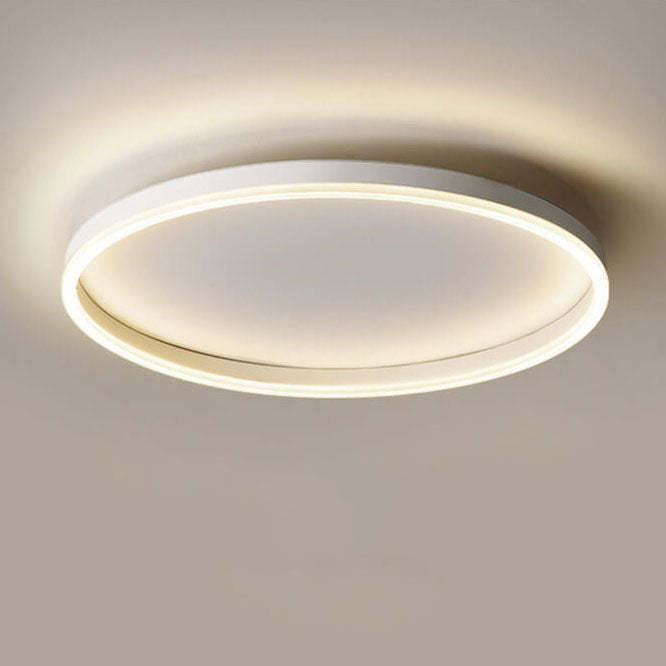 Nordic Circle Ring Iron Acrylic LED Flush Ceiling Light