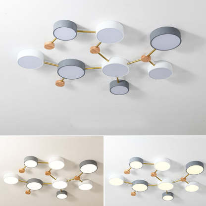 Scandinavian Minimalist Flush Mount Light