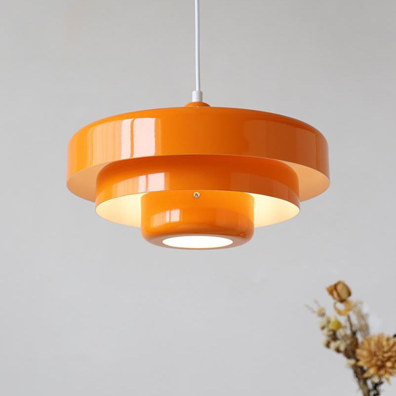 Nordic Vintage Multi-Layer Metal Pendant Light