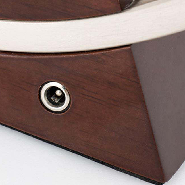 Luxury Clock Wireless Charging LED Touch Table Lamp