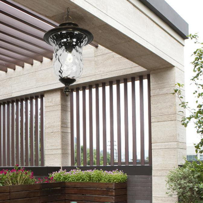 European Vintage Grapevine Outdoor Pendant Light