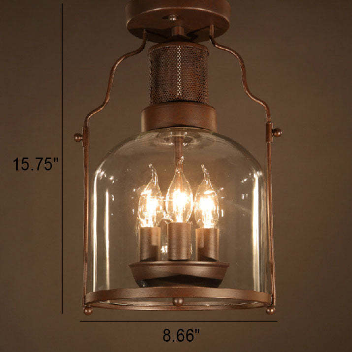 Industrial Vintage Antique Lantern Ceiling Light