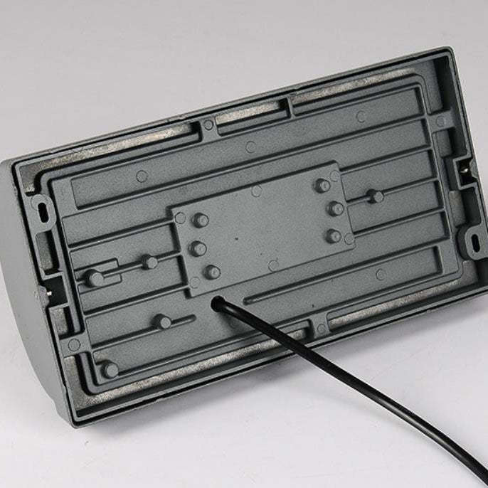 Modern Half Cylindrical Aluminum LED Outdoor Wall Sconce