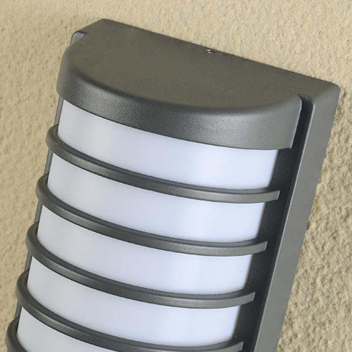Modern Half Cylindrical Aluminum LED Outdoor Wall Sconce