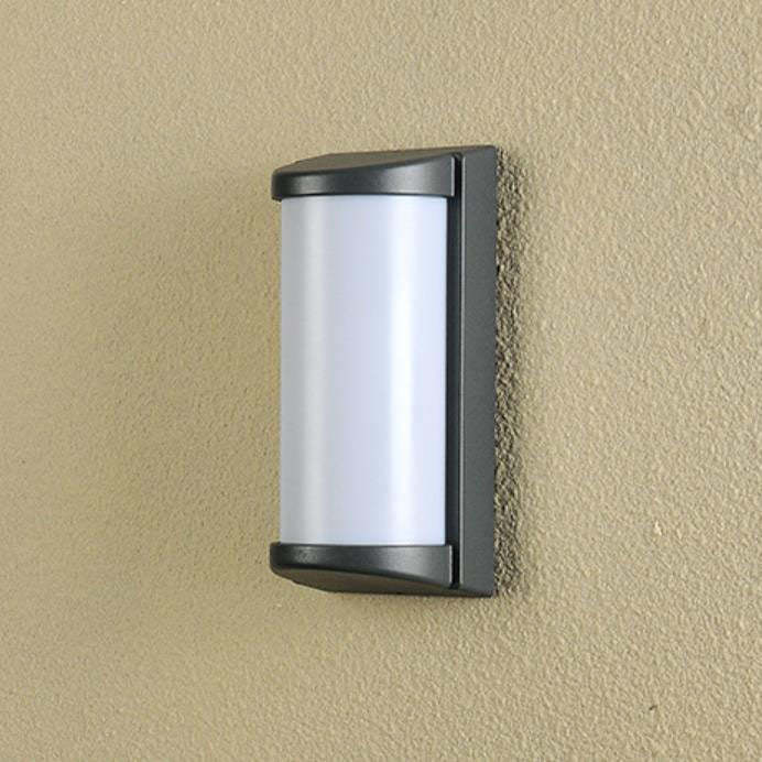 Modern Half Cylindrical Aluminum LED Outdoor Wall Sconce