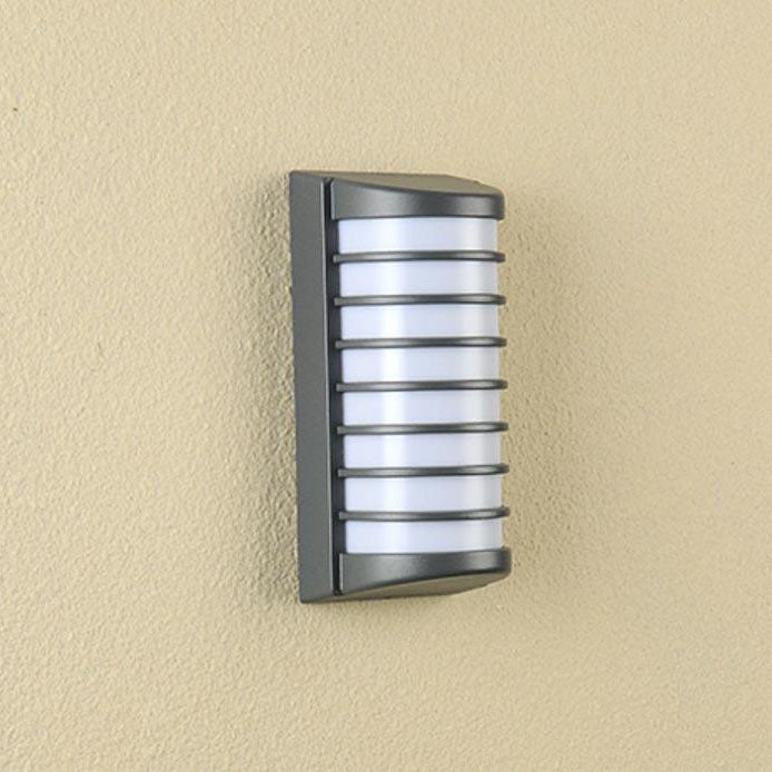 Modern Half Cylindrical Aluminum LED Outdoor Wall Sconce