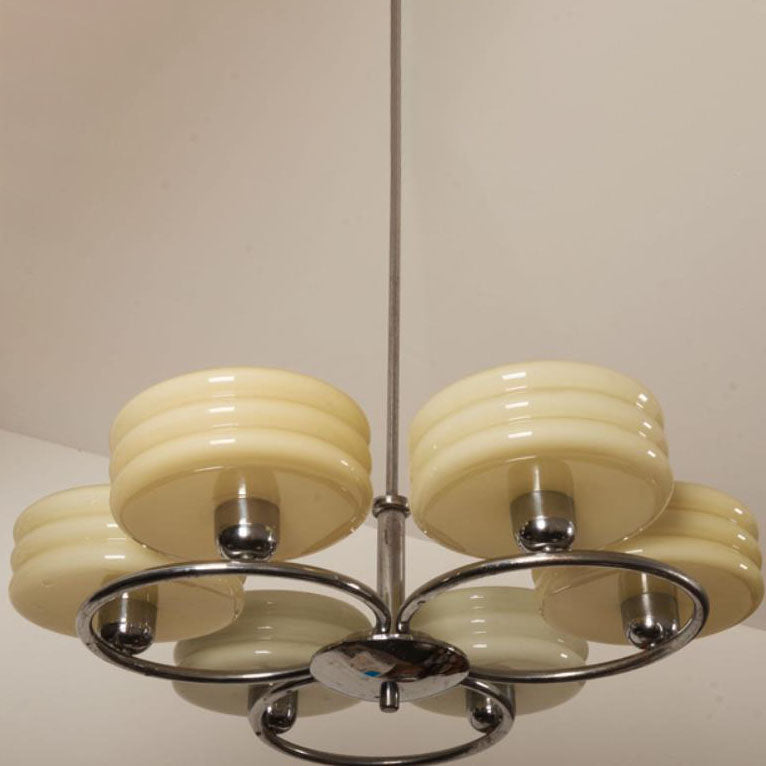 Modern circle chrome chandeliers, Lighom