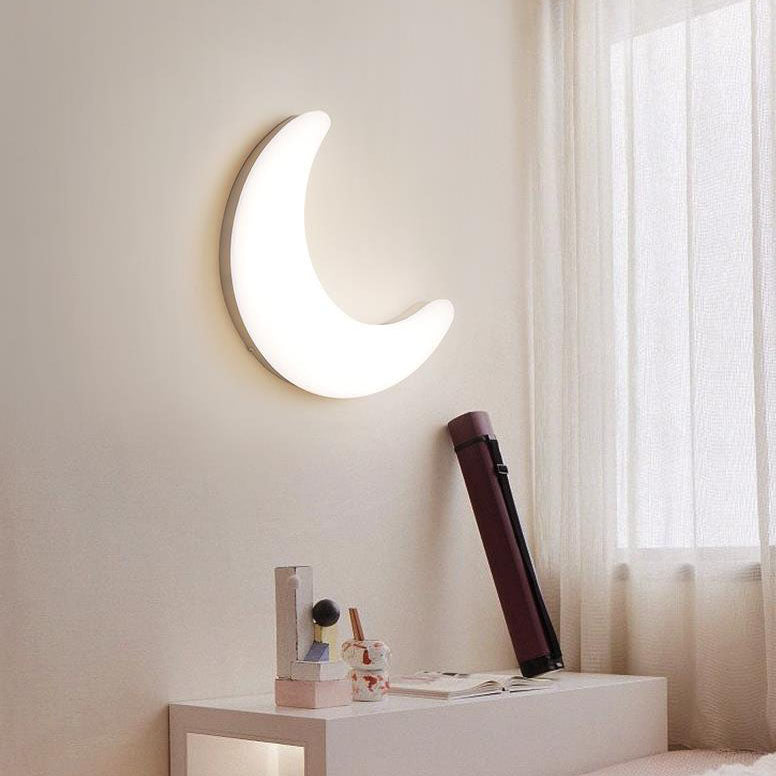 Modern Acrylic Moon LED Sconce