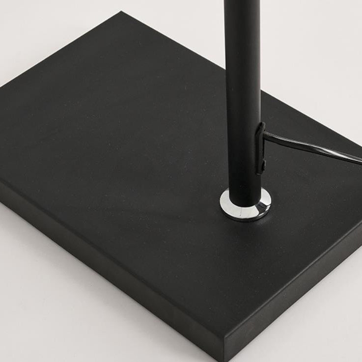 Minimalist Half-Moon Iron Retractable LED Floor Lamp
