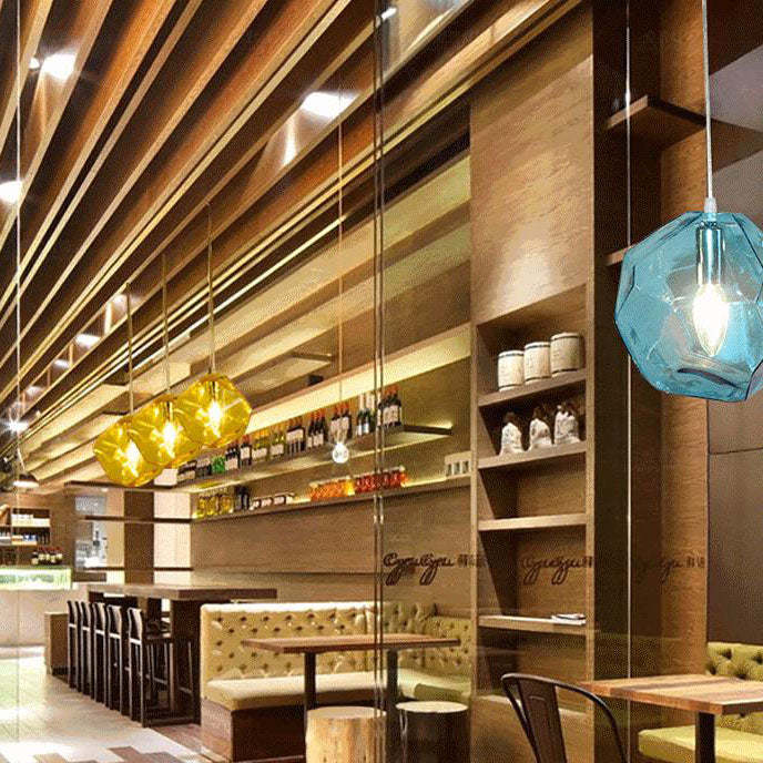 Modern Irregular Glass Pendant Light