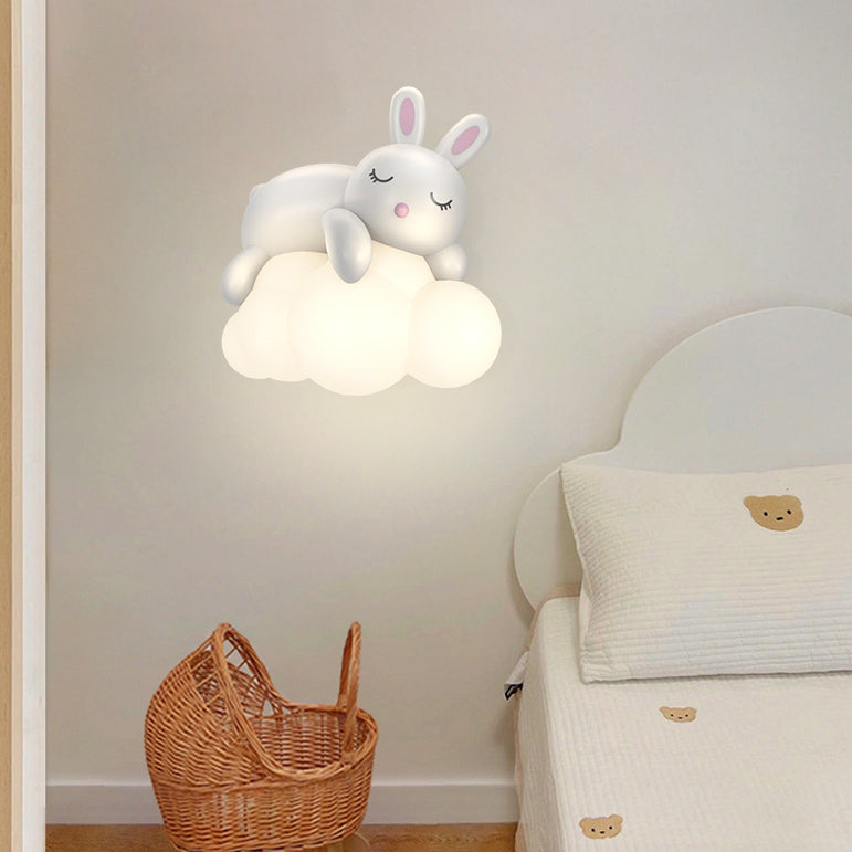 Lighom nordic home kids resin wall sconces — Bear / 220V-240V (UK/AU