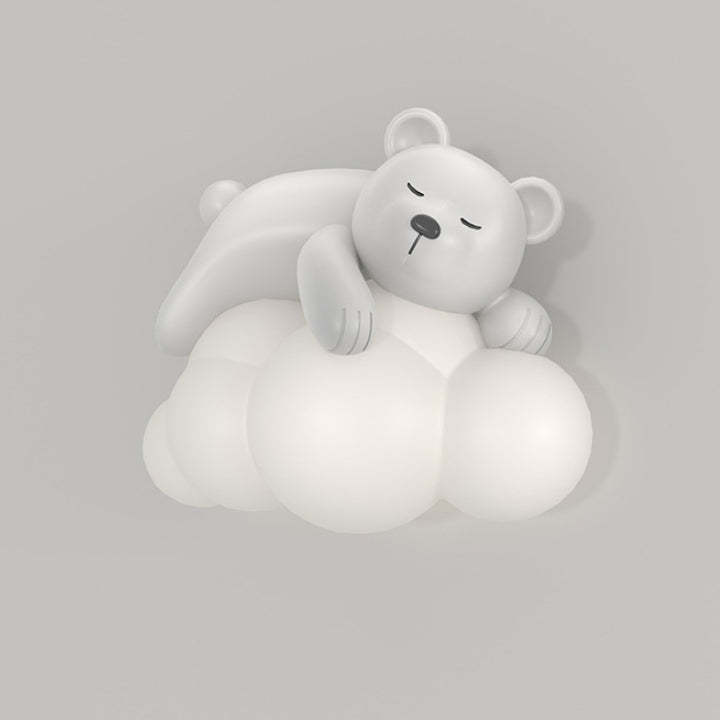 Nordic Kids Resin Bear Rabbit LED Sconce