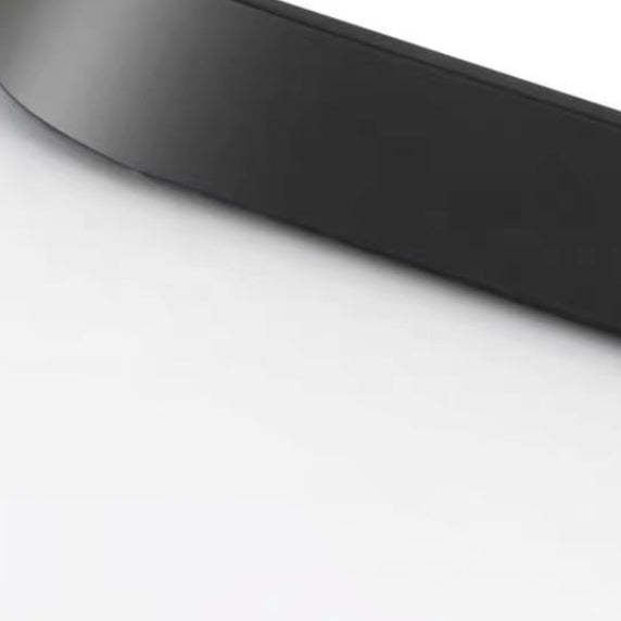 Minimalist Elliptical Strip Iron Flush Mount Light