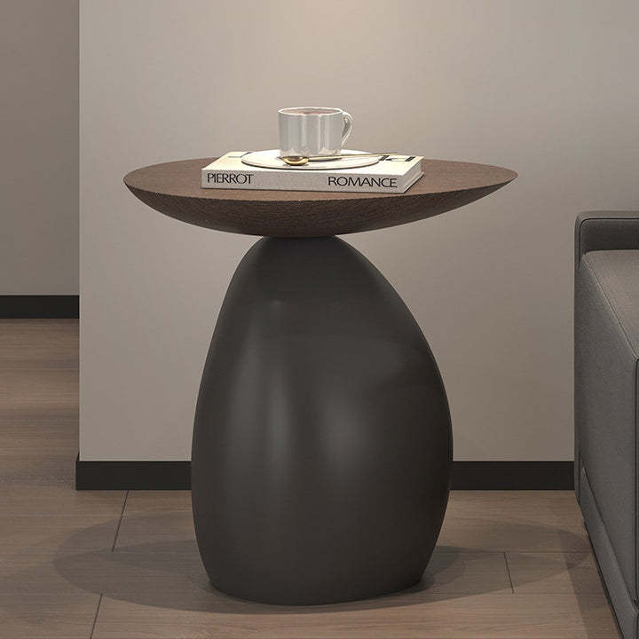 Scandinavian Irregular Base Resin Coffee Table