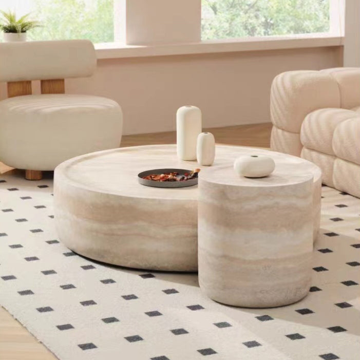 Minimalist Round Coffee Table
