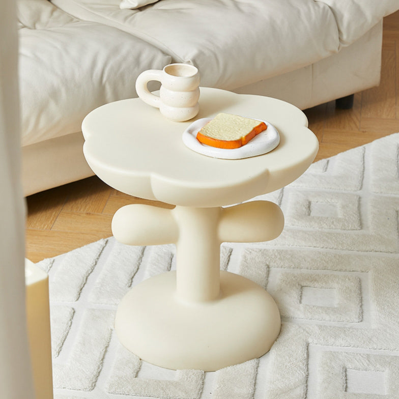 Minimalist Floral Acrylic Coffee Table
