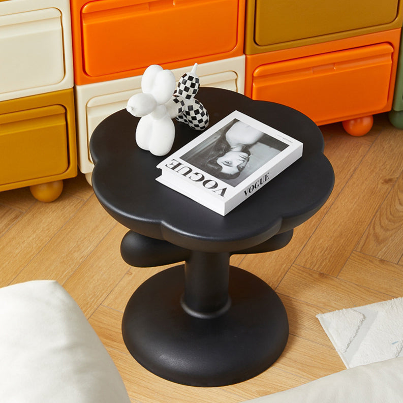 Minimalist Floral Acrylic Coffee Table — Green