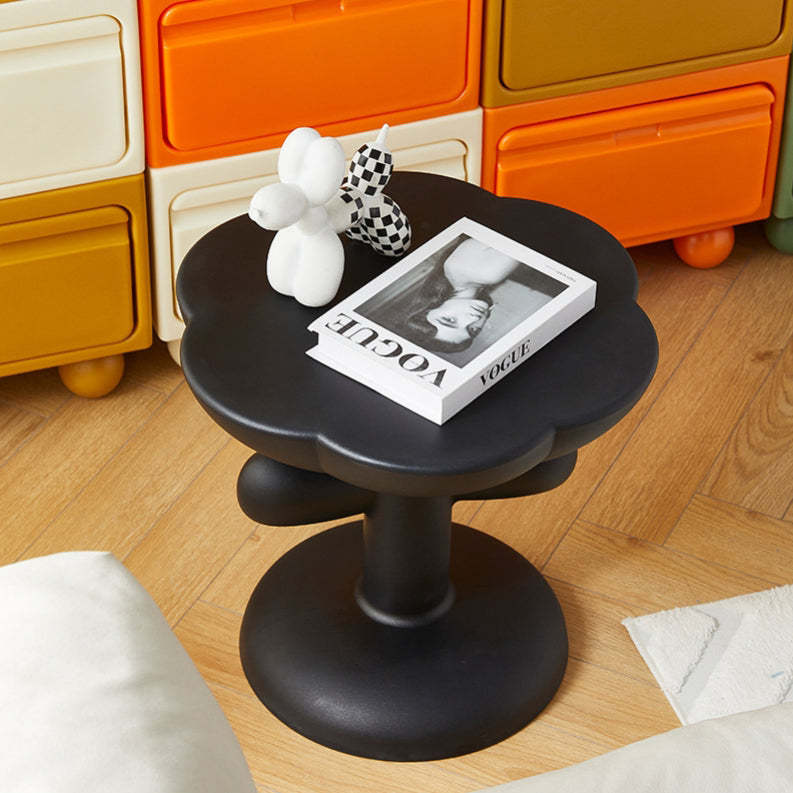 Minimalist Floral Acrylic Coffee Table — Green