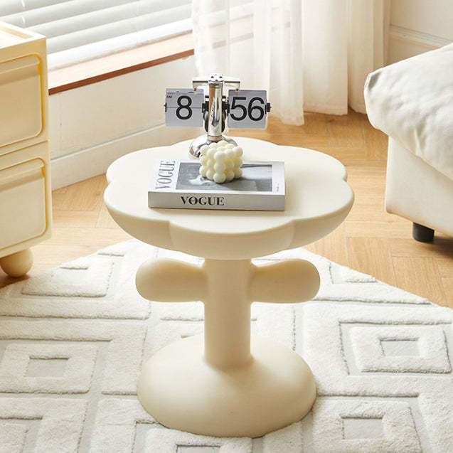 Minimalist Floral Acrylic Coffee Table