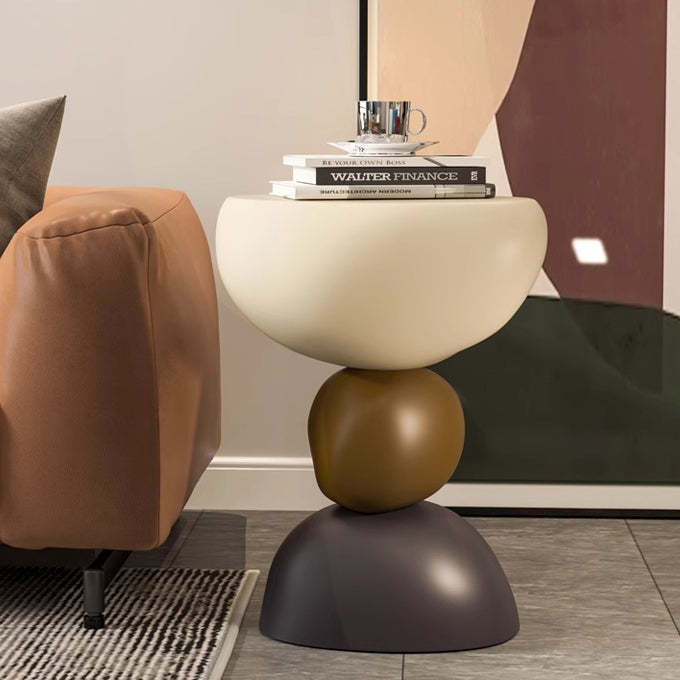 Minimalist Stone Resin Coffee Table