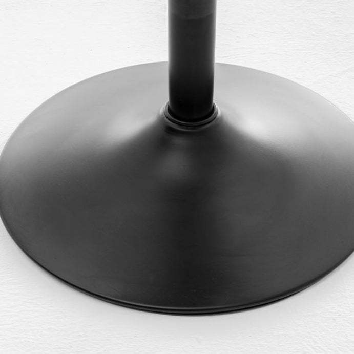 Curved PU Leather Swivel Bar Stool