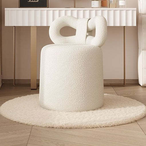 Nordic Lambswool Swivel Butterfly Footstool