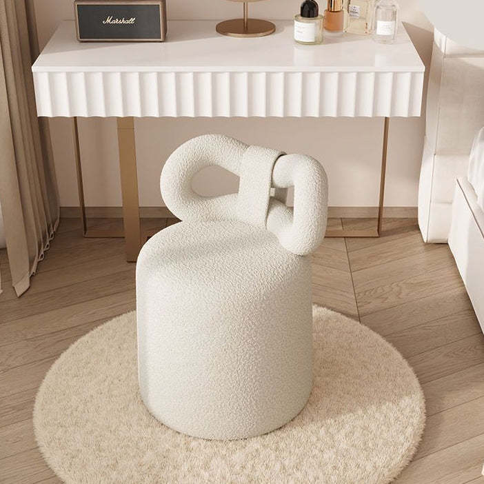 Nordic Lambswool Swivel Butterfly Footstool