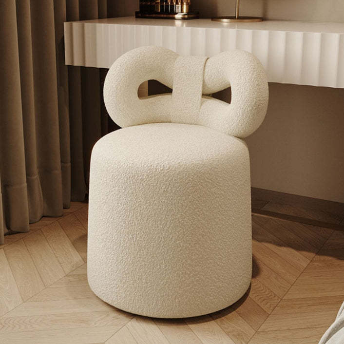 Nordic Lambswool Swivel Butterfly Footstool