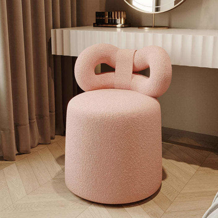 Nordic Lambswool Swivel Butterfly Footstool